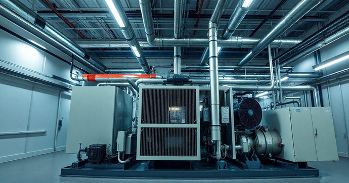 Sistema de Refrigeração Chiller Eficiente