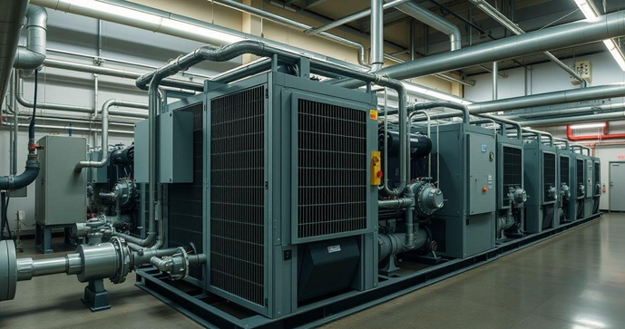 Sistema de refrigeração chiller: eficiência e tecnologia para climatização